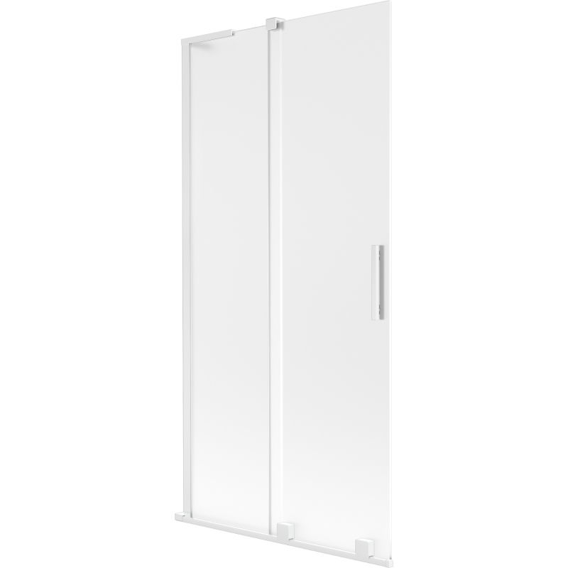 MEXEN Velar L параван за вана разгъваем, 2-крилен, 90 x 150 см, матиран, бял - 896-090-003-31-20