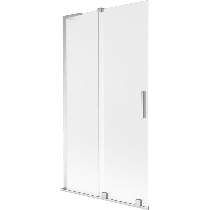 Mexen Velar L вана параван 2-крилo разтегаем 100 x 150 см, матиран, хром - 896-100-003-31-01