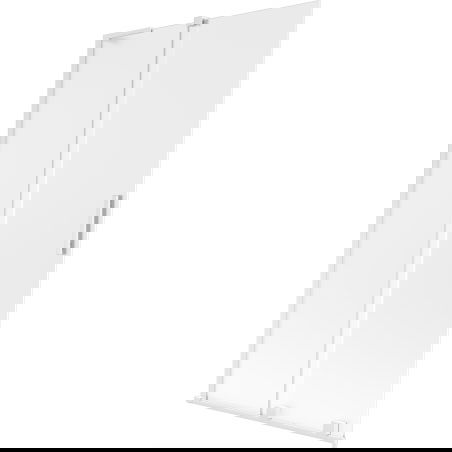 Mexen Velar L параван за вана двукрилен плъзгащ се 100 x 150 см, скреж, бял - 896-100-003-31-20