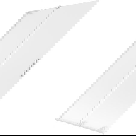 Mexen Velar L параван за вана плъзгаща се 2-крилна 110 x 150 см, мат, бял - 896-110-003-31-20