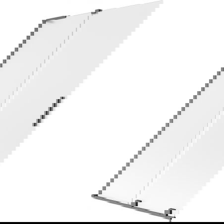 Mexen Velar L параван за вана с две крила плъзгащ се 110 x 150 см, матирано, четкано gun gray - 896-110-003-31-66