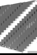 Mexen Velar L Duo параван за вана 2-крилото плъзгащо се 150 x 150 см, графит, хром - 896-150-003-42-01