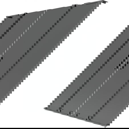 Mexen Velar L Duo параван за вана с 2 крила, плъзгащ се, 150 x 150 cm, графит, gun metal - 896-150-003-42-95