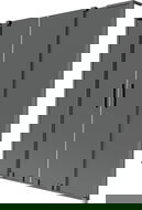 Mexen Velar L Дуо душ параван с 2 крила, плъзгащ се, 150 x 150 см, графит, пушен метал - 896-150-003-42-95