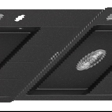 Mexen Ben гранитна мивка с 1 отделение и отцедник, лява 600 x 500 мм,