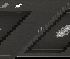 Mexen Ben гранитна мивка с 1 отделение и отцедник, лява 600 x 500 мм,