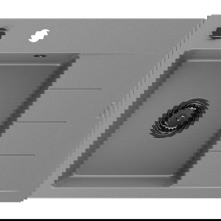 Mexen Ben гранитна кухненска мивка с 1 корито с отцедник, лява 600 x 500 мм,