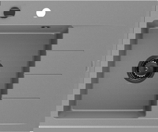 Mexen Ben гранитна кухненска мивка с 1 корито с отцедник, лява 600 x 500 мм,