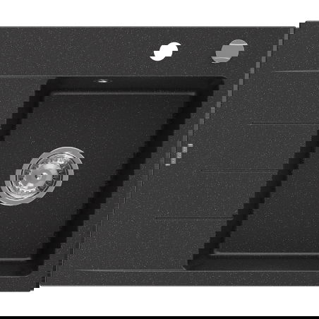 Mexen Ben Гранитна мивка с 1 камера и отцедник, дясна 600 x 500 мм,