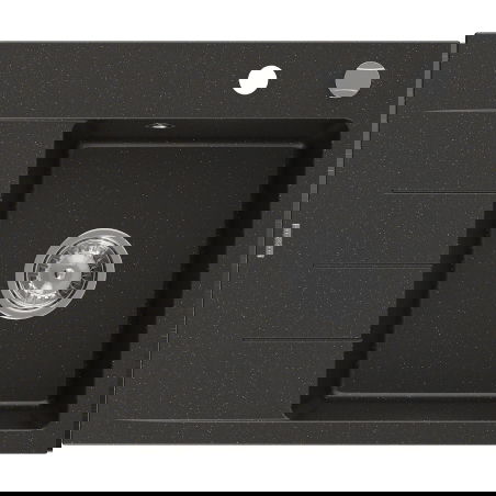 Mexen Ben гранитна мивка за вграждане с една камера и дренаж, дясна, 600 x 500