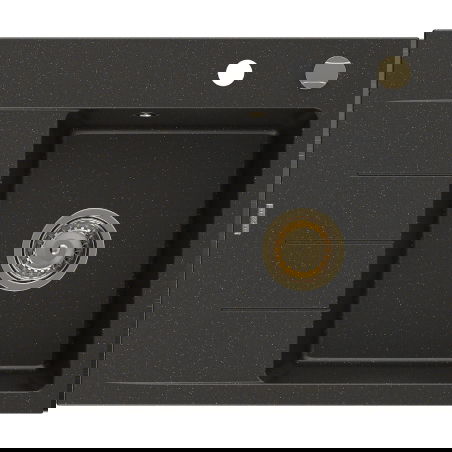 Mexen Ben гранитна мивка с една камера с отцедник, дясна 600 x 500 мм,