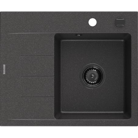 Mexen Ben гранитна мивка с 1 отделение с отцедник, дясна 600 x 500 мм, черна на