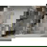 Mexen Lima душ кабина сгъваема 80 x 80 см, прозрачна, златиста - 856-080-080-50-00