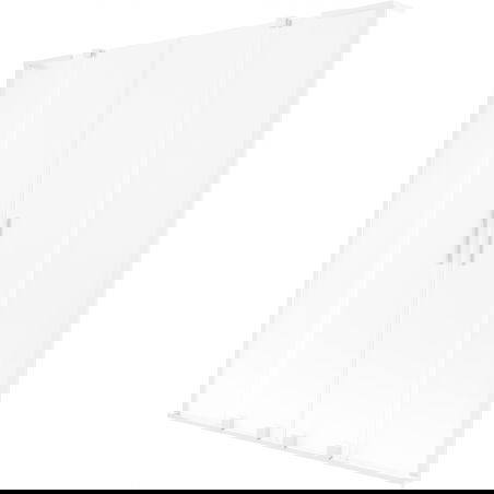 Mexen Velar L Duo двукрилен плъзгащ се параван за вана 160 x 150 см, матиран, бял - 896-160-003-32-20