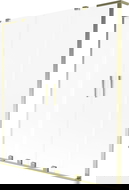 Mexen Velar L Duo двукрилен плъзгащ параван за вана 160 x 150 см, матиран, златен - 896-160-003-32-50