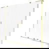 Mexen Velar L Duo душ параван за вана, 2-крила, плъзгащ се 170 x 150 cm, матиран, златен матиран - 896-170-003-32-55