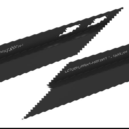 Mexen Line-B предна душ кабина 180 см, черна - 187003180U