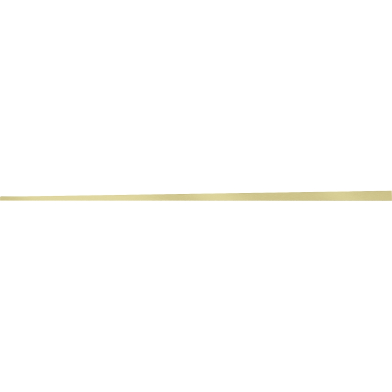 Mexen Line-B подова наклонена лайсна 120 см лява, златиста четкована - 185501120L