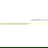Mexen Line-B подова дренажна лайсна 120 см дясна, златна четкана - 185501120R