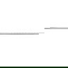 Mexen Line-B отводен профил за стъкло 120 cm десен, inox - 181004120R