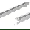 Mexen Line-B отводен профил за стъкло 120 cm десен, inox - 181004120R