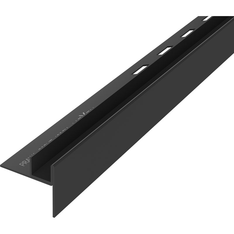 Mexen Line-B перваз за стъкло 120 см дясна, черна - 187004120R