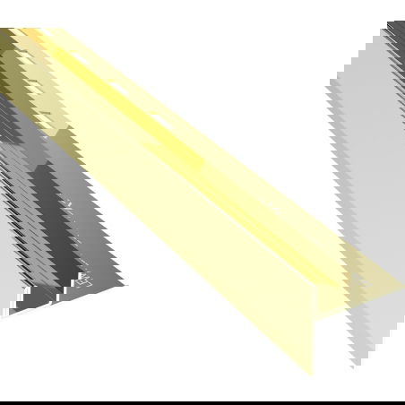 Mexen Line-B лява наклонна лайсна за стъкло 120 см, златна - 185004120L