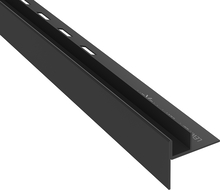 Mexen Line-B ъглова лайсна за стъкло 120 cm лява, черна - 187004120L