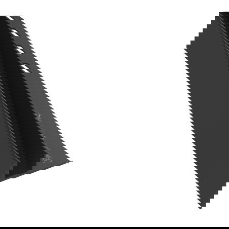 Mexen Line-B наклонена лайстна за стъкло 180 см лява, черна - 187004180L