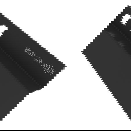 Mexen Line-B вътрешен перваз 120 см ляв, черен - 187002120L