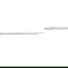 Mexen Line-B стенен наклонен профил 120 см десен, инокс - 181002120R