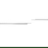 Mexen Line-B стенен профил с наклон 180 см ляв, инокс - 181002180L