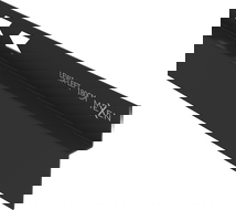 Mexen Line-B стенен наклонен бордюр 180 см лява, черна - 187002180L