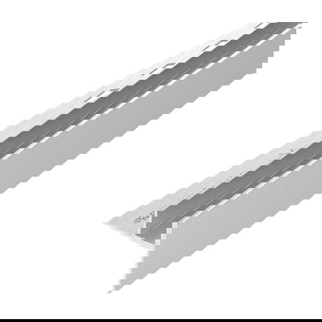 Mexen Line-B наклонен профил за стъкло 180 см дясна, инокс - 181004180R