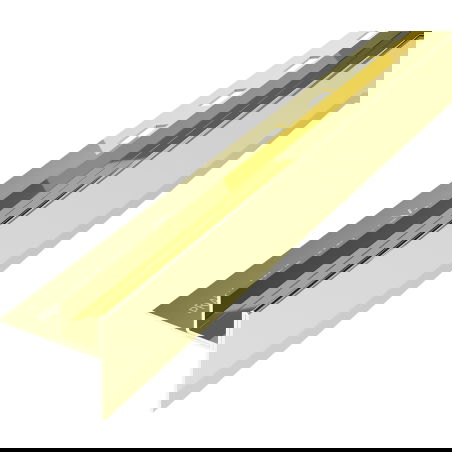 Mexen Line-B наклонена лайстна за стъкло 180 см дясна, златна - 185004180R