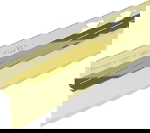 Mexen Line-B стенен наклонен профил 180 см, десен, златен - 185002180R