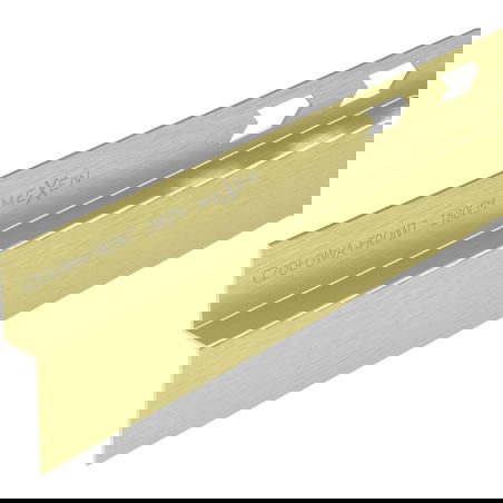 Mexen Line-B предна душ кабина 180 см, златисто четкано - 185503180U