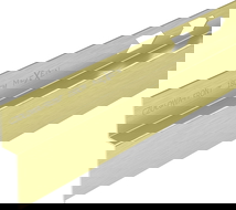 Mexen Line-B предна душ кабина 180 см, златисто четкано - 185503180U
