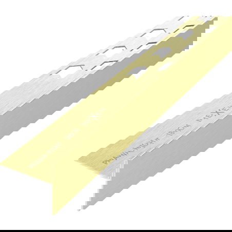 Mexen Line-B подов лайст десен 180 см, златисто четкан - 185501180R