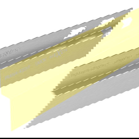 Mexen Line-B стенен скосен профил 180 см десен, златен четкан - 185502180R