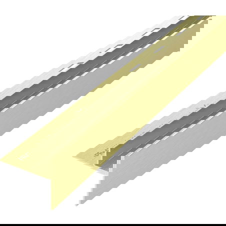 Mexen Line-B наклонена лайсна за стъкло 120 см дясно, златна четка - 185504120R