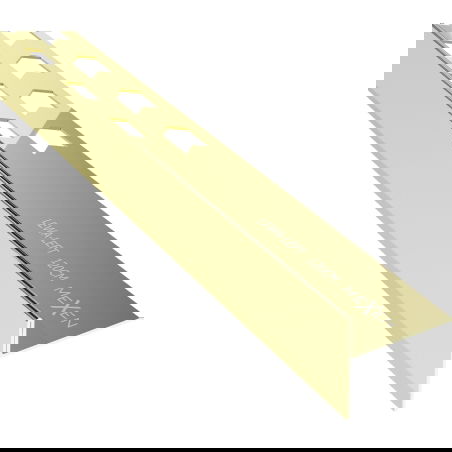 Mexen Line-B ъглова подова лайсна 120 см лява, златна - 185001120L