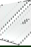 Mexen Velar L Дуо параван за вана, 2-крилен плъзгащ се 160 x 150 см, прозрачeн,