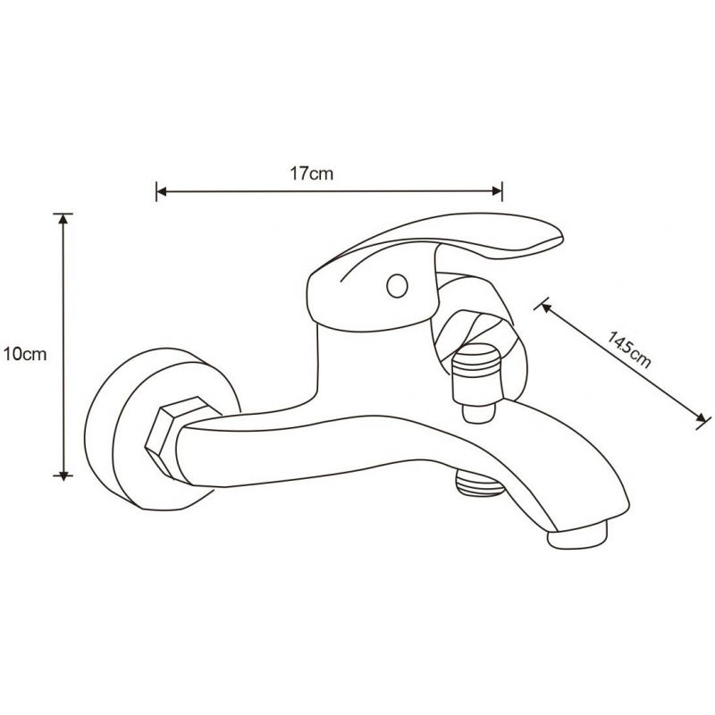 Mexen Fabia DB72 комплект за баня, черен - 746503DB72-70