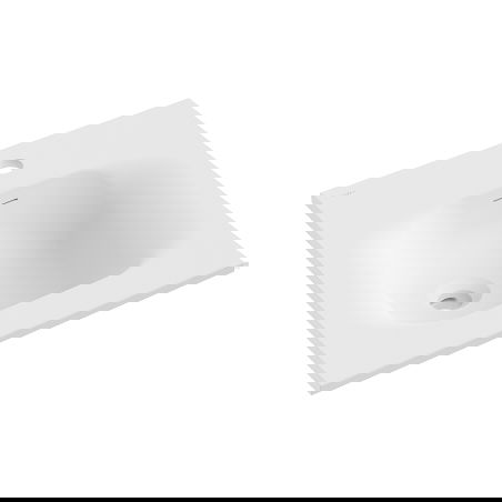 Mexen Vela мивка вградена в плот 46 x 46,5 cm, бяла мат - 25234501