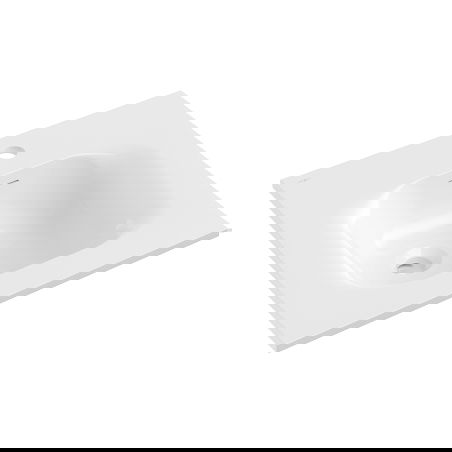 Mexen Vela мивка вградена в плот 51 x 46,5 cm, бял гланц - 25235000