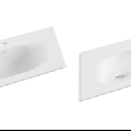 Mexen Vela мивка вградена в плот 51 x 46,5 см, бяла мат - 25235001