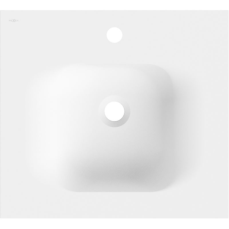 Mexen Vela мивка вградена в плот 51 x 46,5 см, бяла мат - 25235001