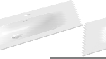 Mexen Vela вградена мивка в плота 71 x 46,5 cm, бял гланц - 25237000