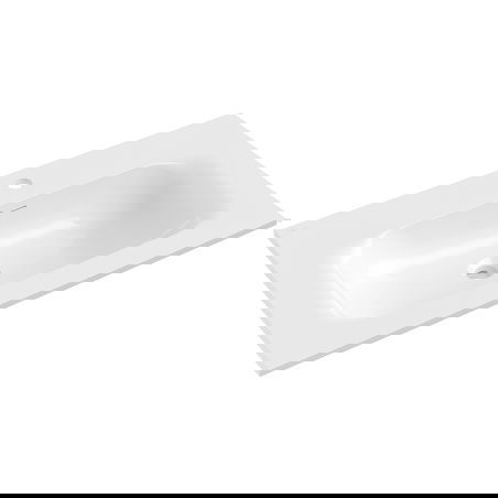 Mexen Vela вградена мивка за плот 81 x 46,5 cm, бял гланц - 25238000